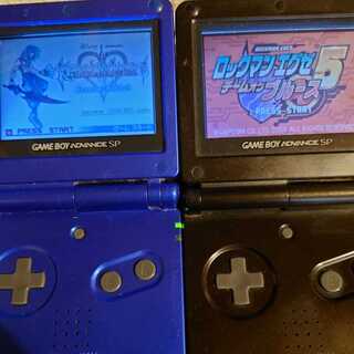 ゲームボーイアドバンスSP オニキスブラック ブルー