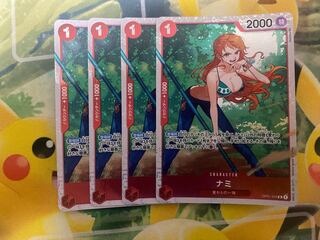 ワンピースカードゲーム　ナミ　R 4枚　OP01 三船長