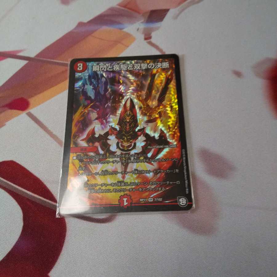 瞬閃と疾駆と双撃の決断