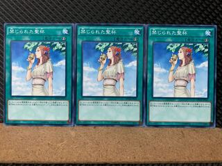 【ぽぽたん】遊戯王 6234 禁じられた聖杯 3枚 ノーマル