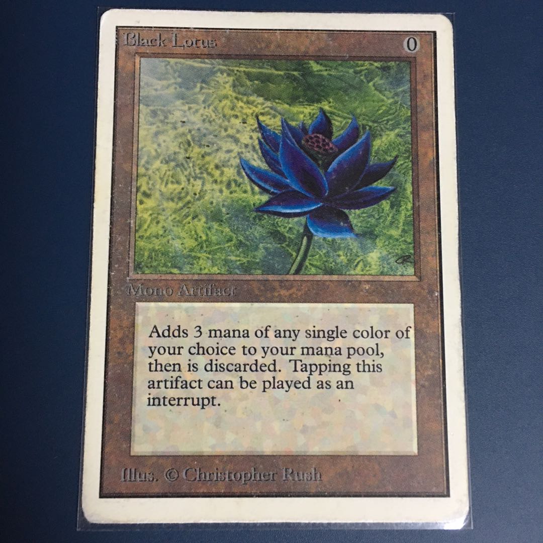 Black Lotus 2ED 状態HP Inked