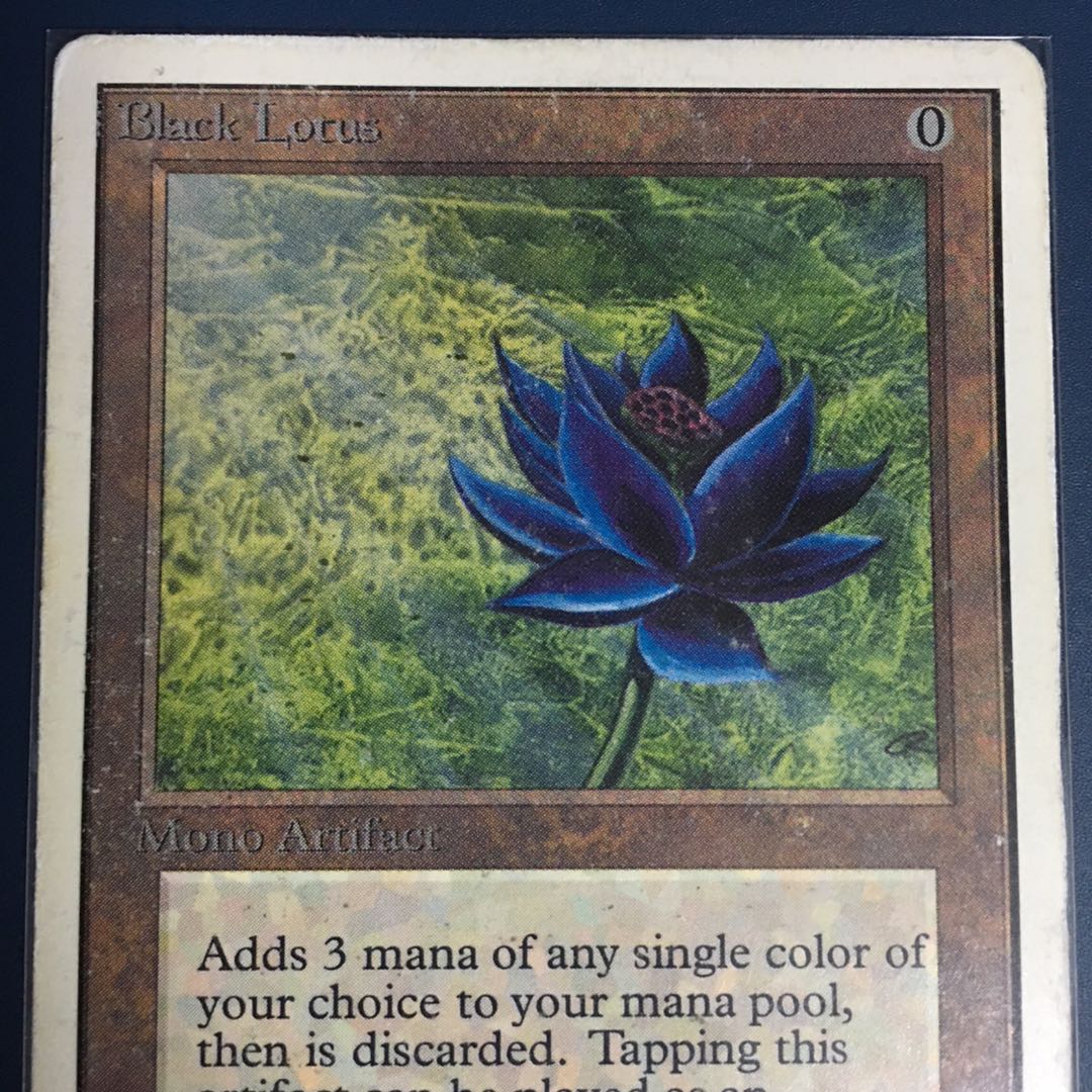 Black Lotus 2ED 状態HP Inked