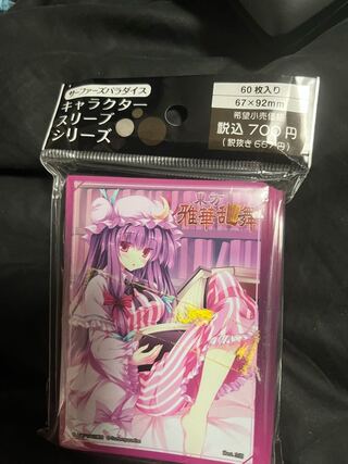 Toho Gaka Ranbu Patchouli Knowledge Sleeve