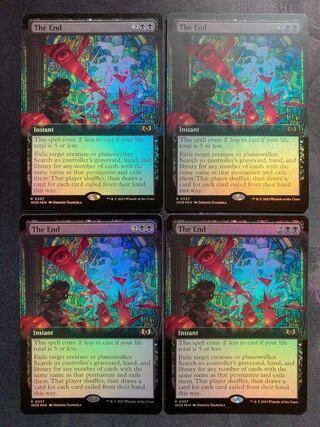 End of a Roll Expanded foil English 4-card set
