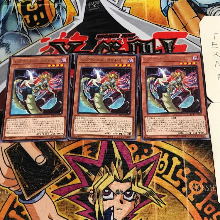 Reptilianne Coatl 8 Rare Set of 3 Tera.