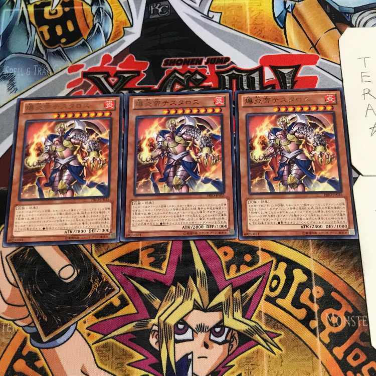 Thestalos the Mega Monarch 9 rare, set of 3 Tera.