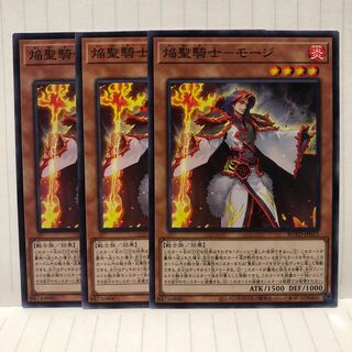 焔聖騎士　モージ　ノーマル　3枚　ライズオブザデュエリスト　マホ子