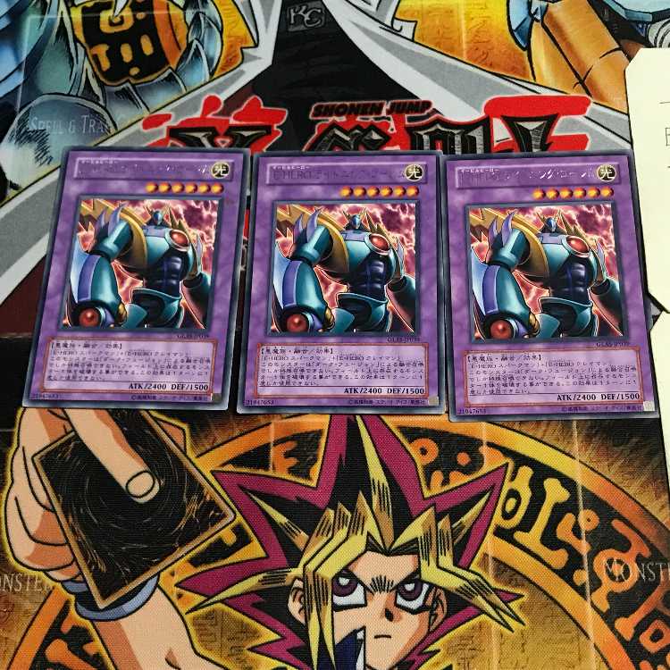 Evil HERO Lightning Golem 6 rare, set of 3 Tera.