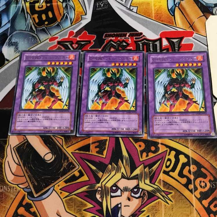 Elemental HERO Phoenix Enforcer 7 Rare Set of 3 Tera.