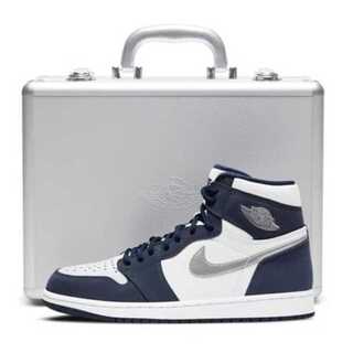 Nike Air Jordan 1 Retro High OG CO.JP "Midnight Ne Minar" (2020) (with briefcase) 28.5cm