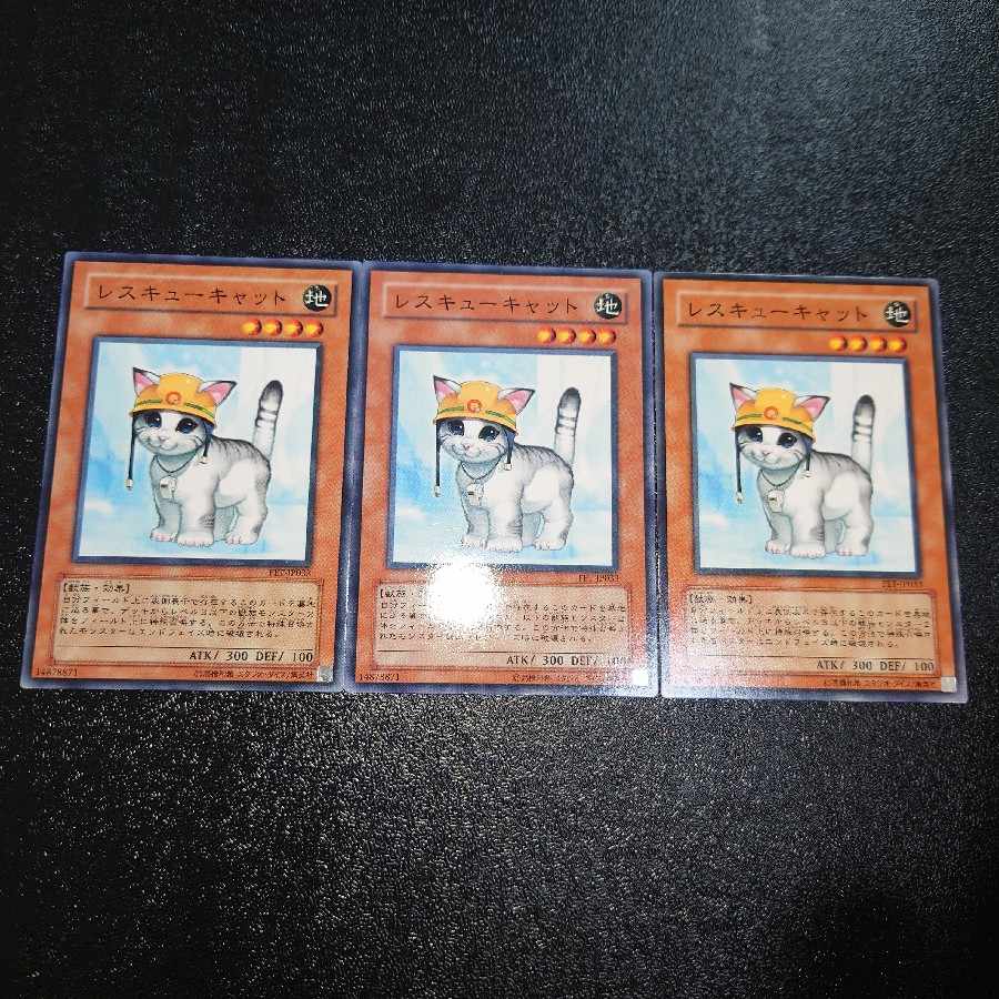 Rescue Cat 3-card set FET-JP033