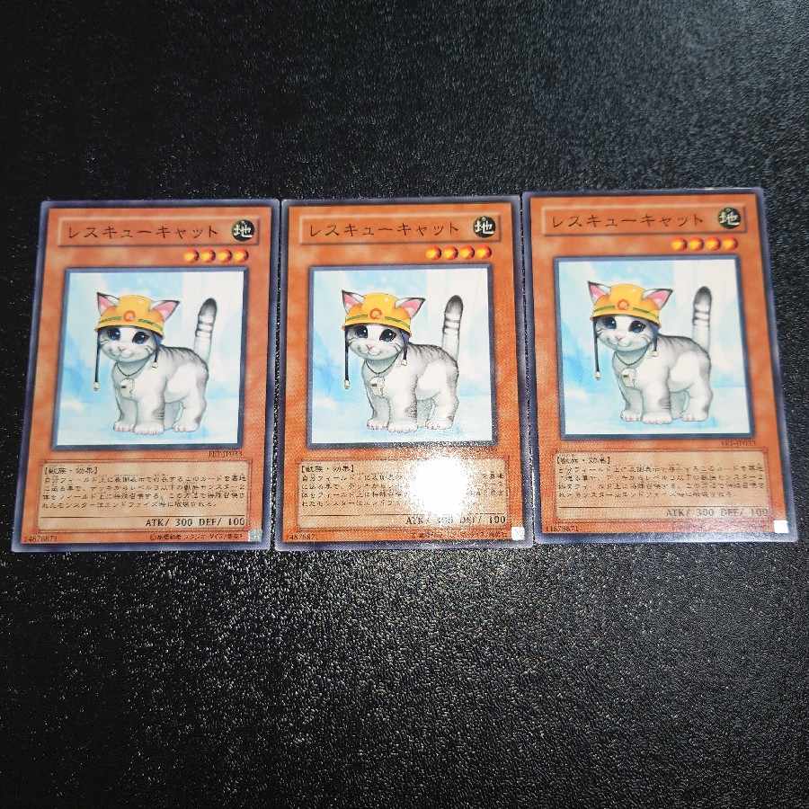 Rescue Cat 3-card set FET-JP033