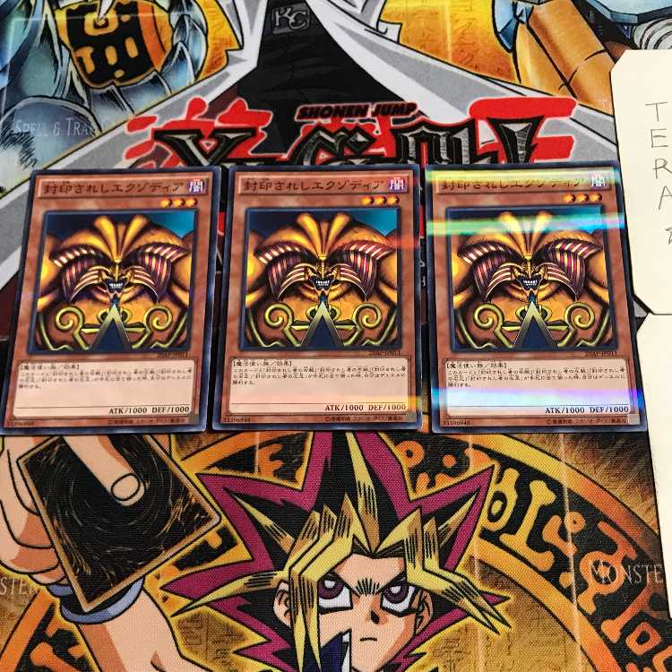 Exodia the Forbidden One 9 Normal Parallel Set of 3 Tera.