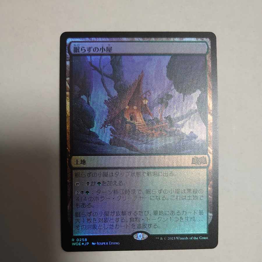 Sleepless hut foil 1枚