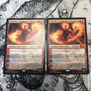 目覚めた猛火、チャンドラ　英語版　2枚