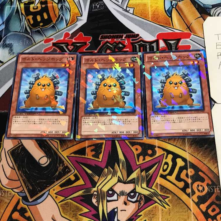 Quillbolt Hedgehog 6 Duel Terminal, set of 3, Tera.