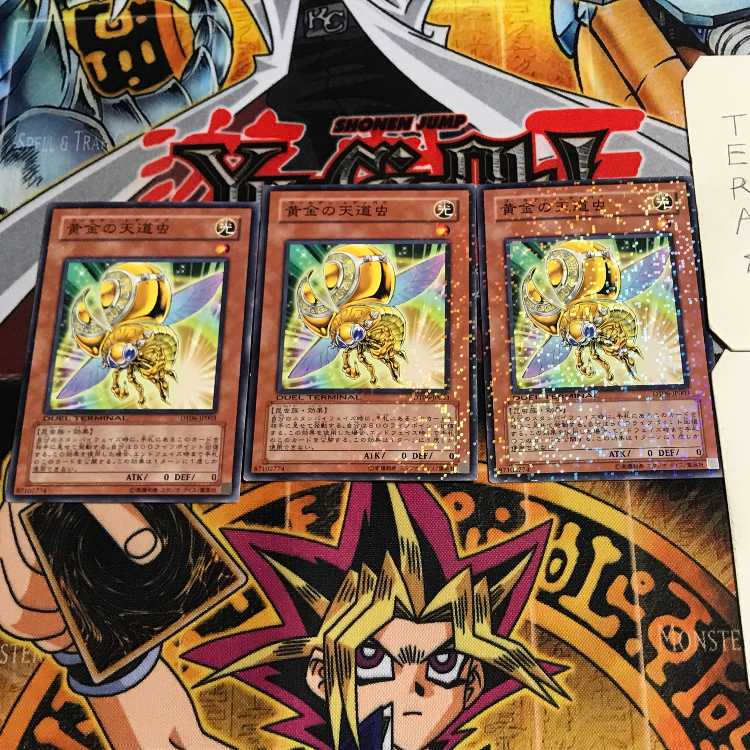 黄金の天道虫 8 デュエルターミナル 3枚セット てら