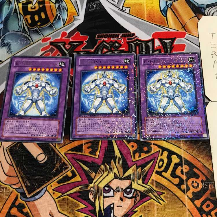 Elemental HERO Terra Firma 6 Dueling Terminals Set of 3 Terra