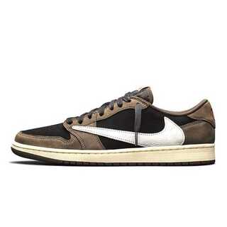 Travis Scott x Nike Air Jordan 1 Low OG SP-T "Black/Dark Mocha" 28cm