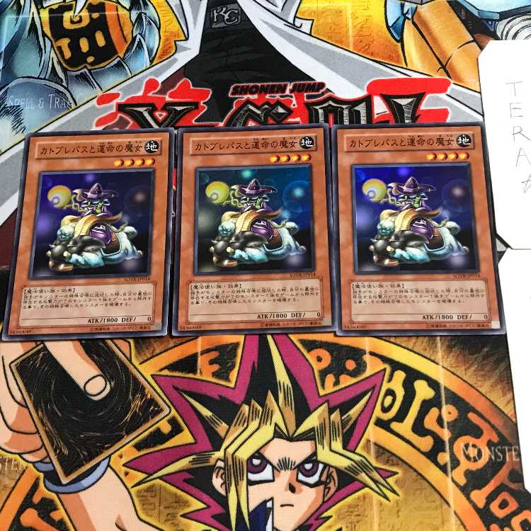 Catoblepas and the Witch of Fate 5 Super 3-card set Tera