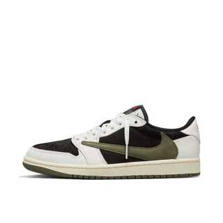 Travis Scott x Nike Women's Air Jordan 1 Low OG "Medium Oleana" Medium Oleana/HoWight/Black 26.5cm