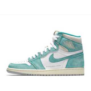 Nike Gs Air Jordan 1 Retro High "Turbo Green/Ho Wight" 27cm