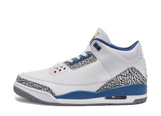 Nike Air Jordan 3 Retro "Wizards" White/True Blue 27cm