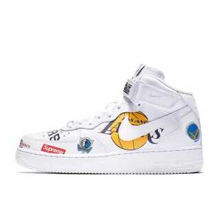 シュプリーム × NBA × ナイキ エアフォース1 ミッド ’07 "ホワイト" 26cm
