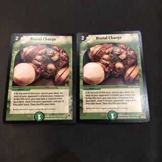 ビーストチャージ英語版　海外レア2枚