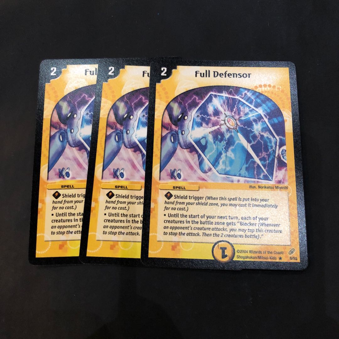 フルディフェンサー英語版 海外レア3枚