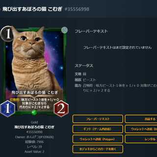 Set of 2 Pop-up Apolo's Cat Komugi