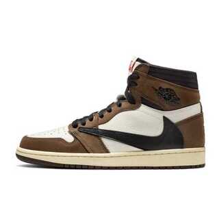 トラヴィス・スコット × ナイキ エアジョーダン1 レトロ ハイ OG TS SP "セイル/ダークモカ" 27cm