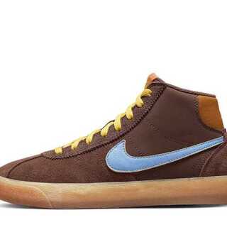 Yee So Sad? × x Nike SB Women's Bruin Mid "Brown" 25.5cm