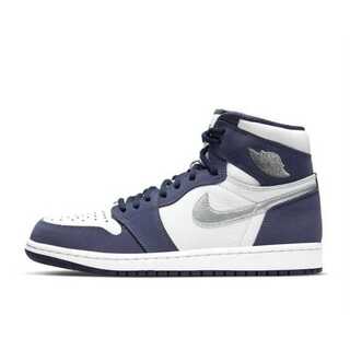ナイキ エアジョーダン 1 ハイ OG CO.JP "ホワイト/ミッドナイトネイビー"(2020)(ブリーフケースなし) 28cm