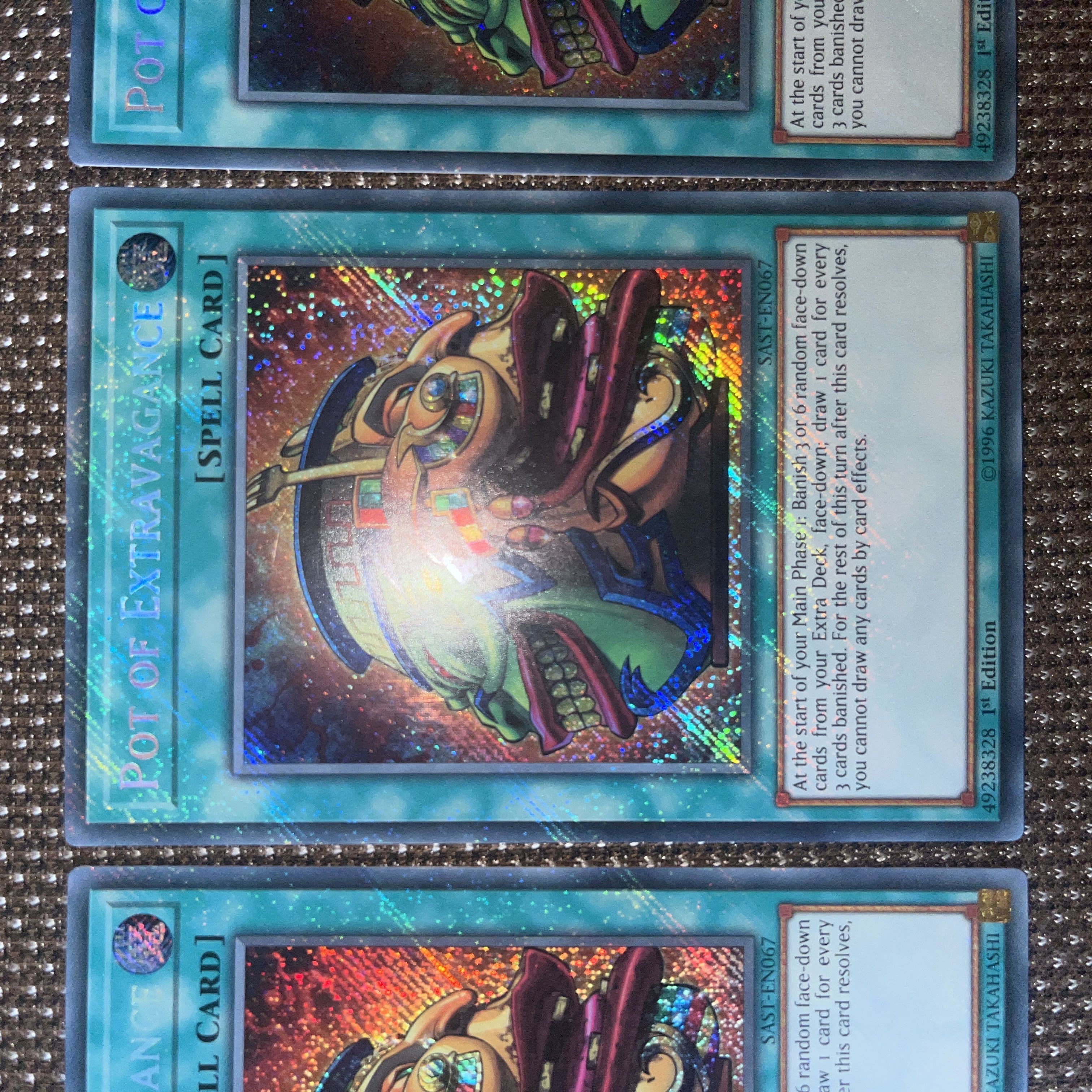 Yu-Gi-Oh Pot of Extravagance EU Version (English) Siku 1st 3 SATA