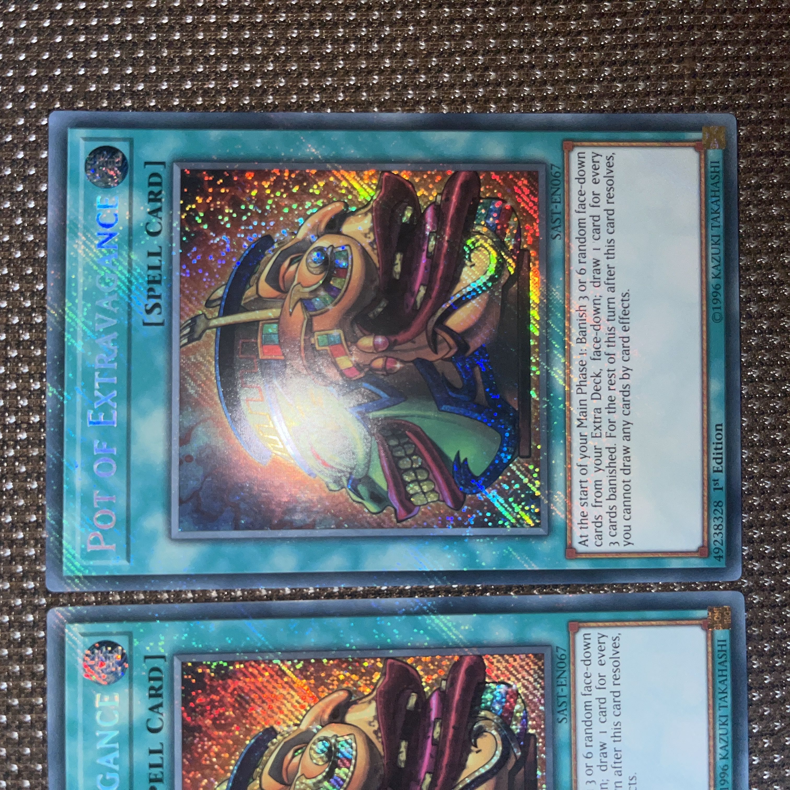 Yu-Gi-Oh Pot of Extravagance EU Version (English) Siku 1st 3 SATA