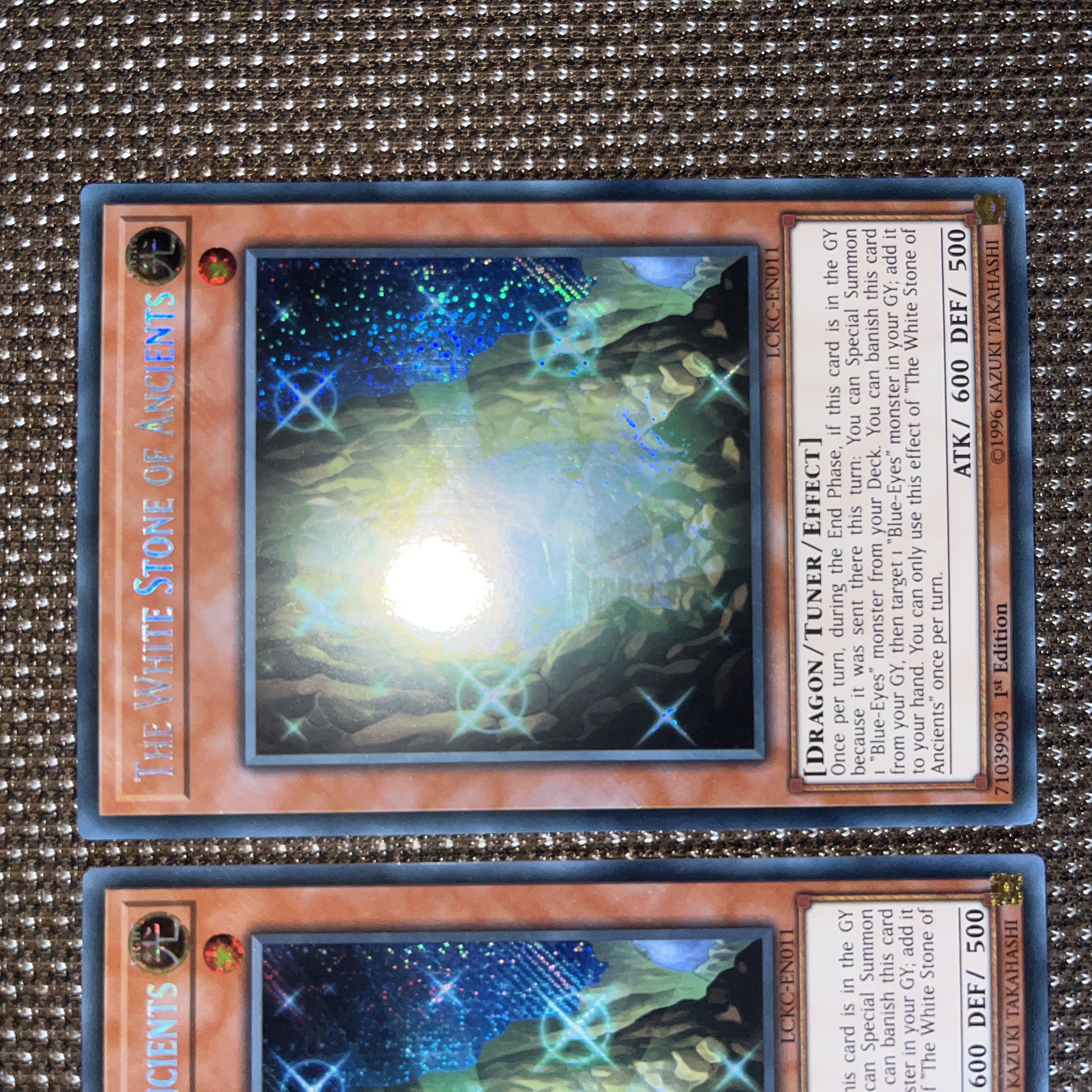 Yu-Gi-Oh The White Stone of Ancients EU Version (English) Siku 1st 3 copies