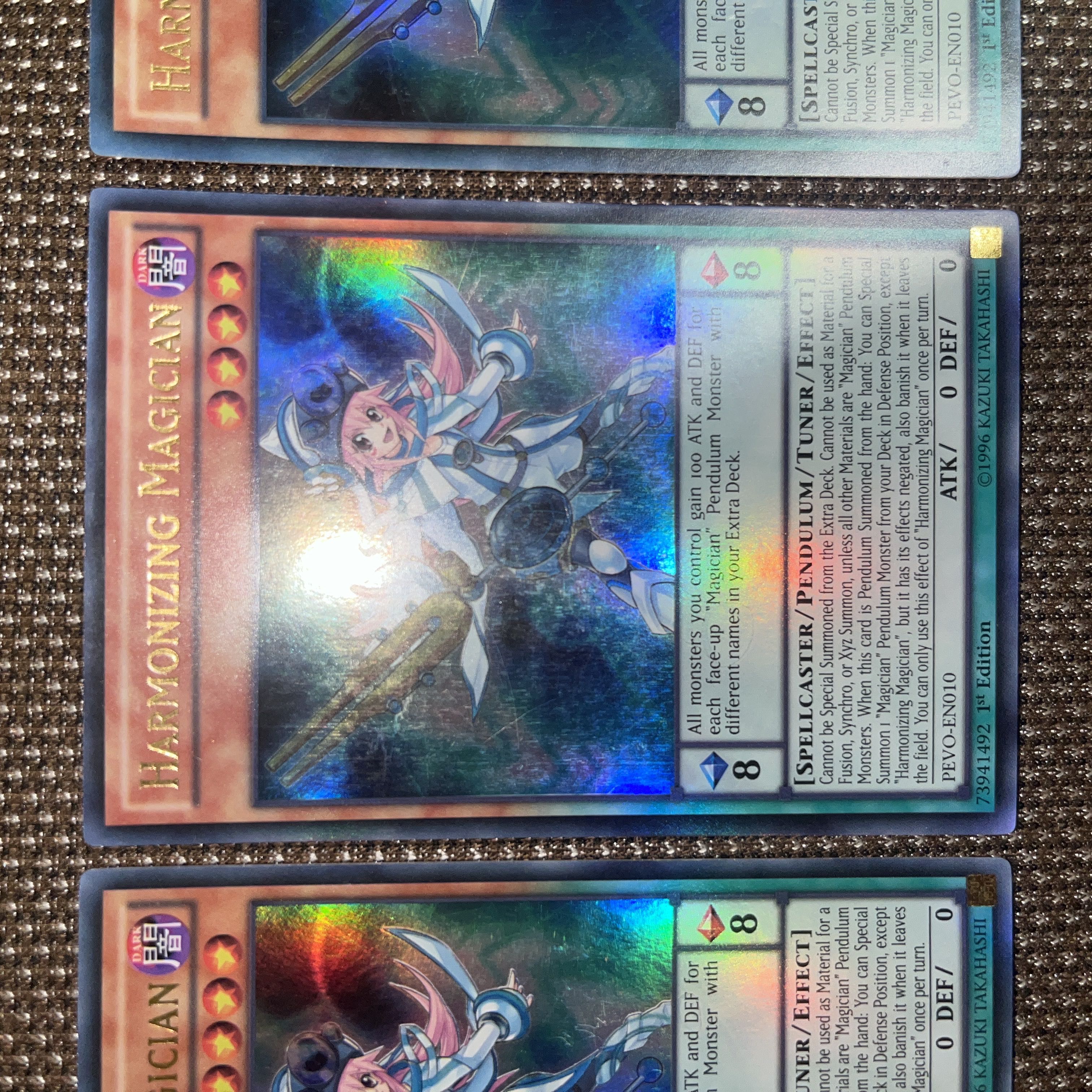 Yu-Gi-Oh Harmonizing Magician EU Version (English) Ultra 1st 3 copies