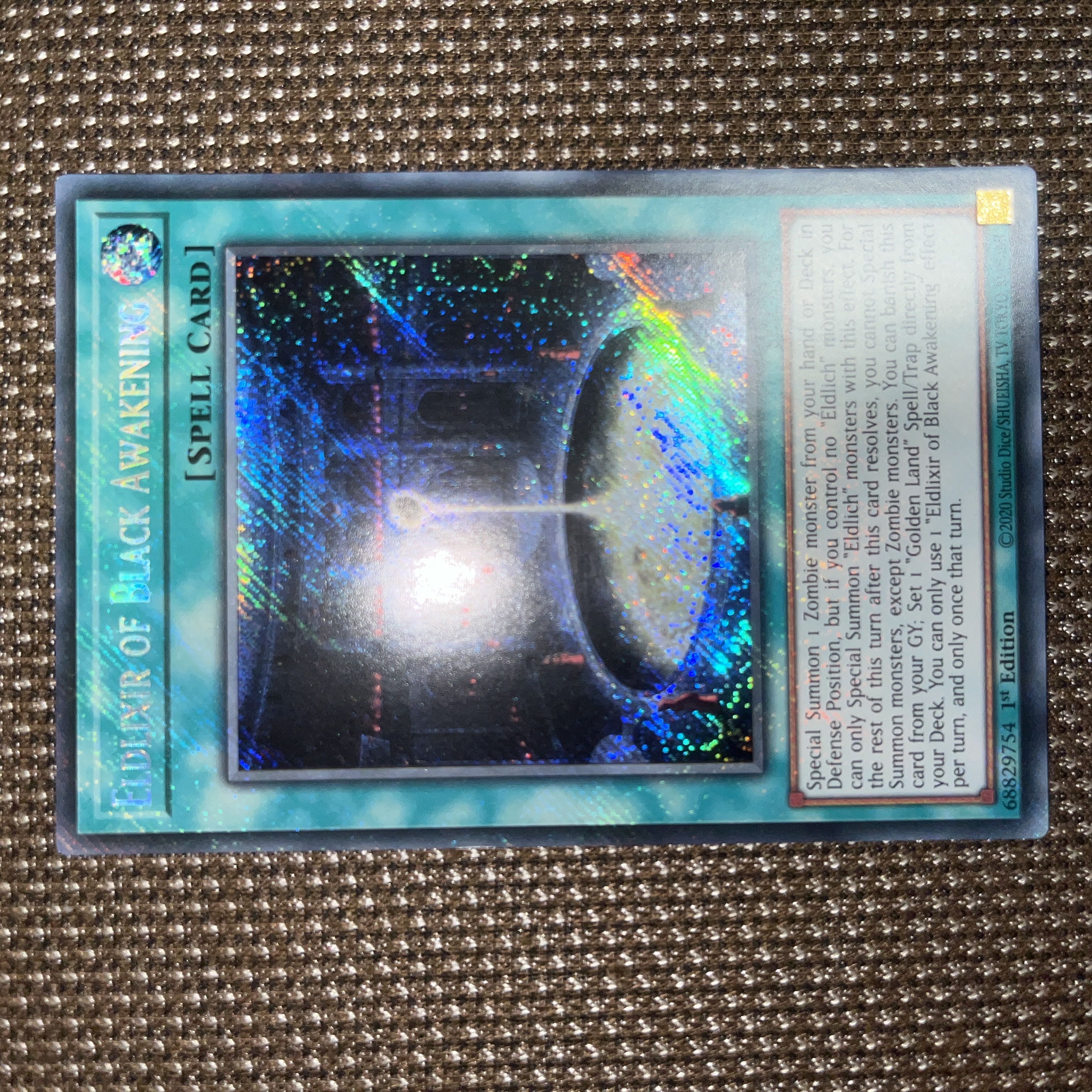 Yu-Gi-Oh Eldlixir of Black Awakening EU Version (English) Siku 1st 1 copy