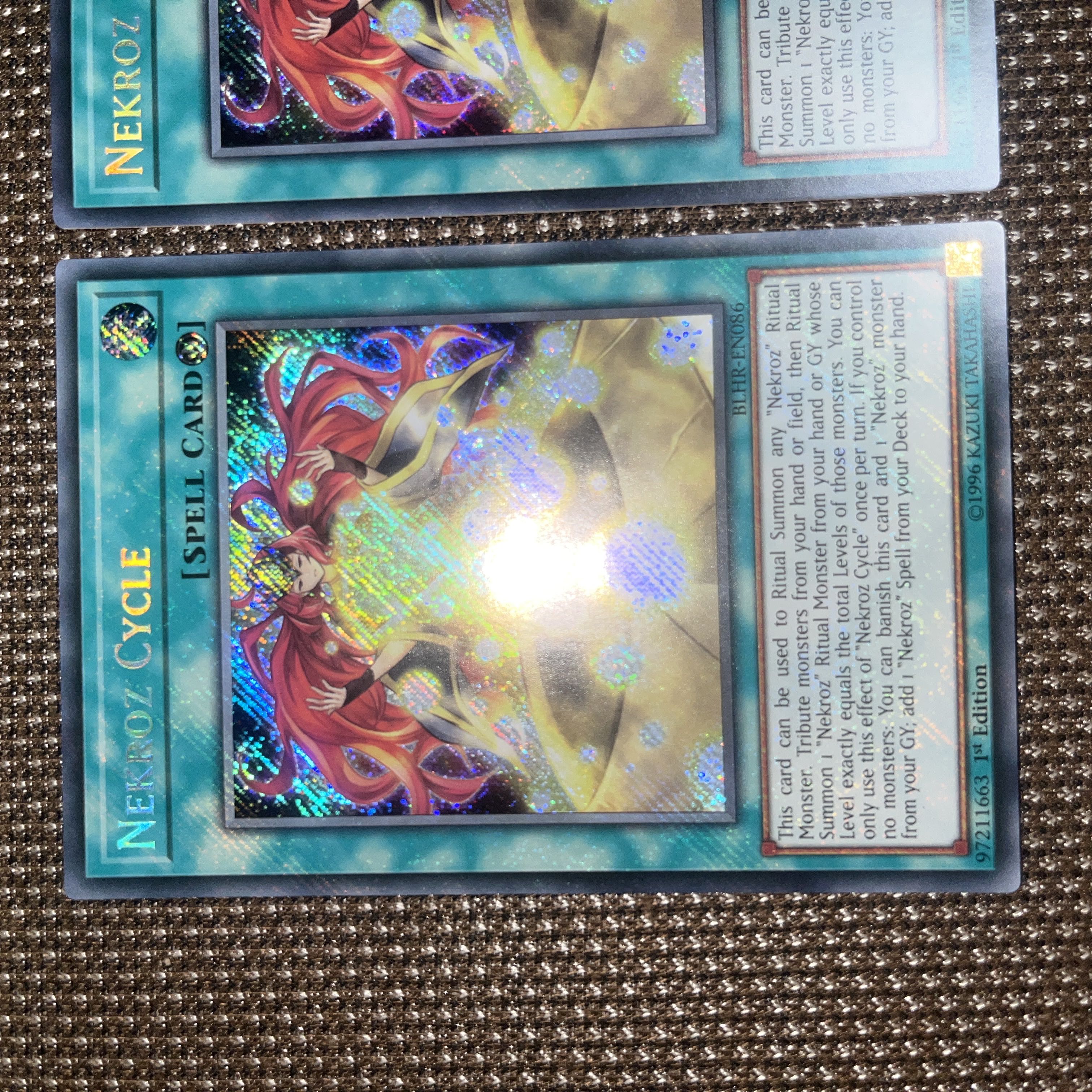 Yu-Gi-Oh Nekroz Cycle EU Version (English) Siku 1st 3 copies