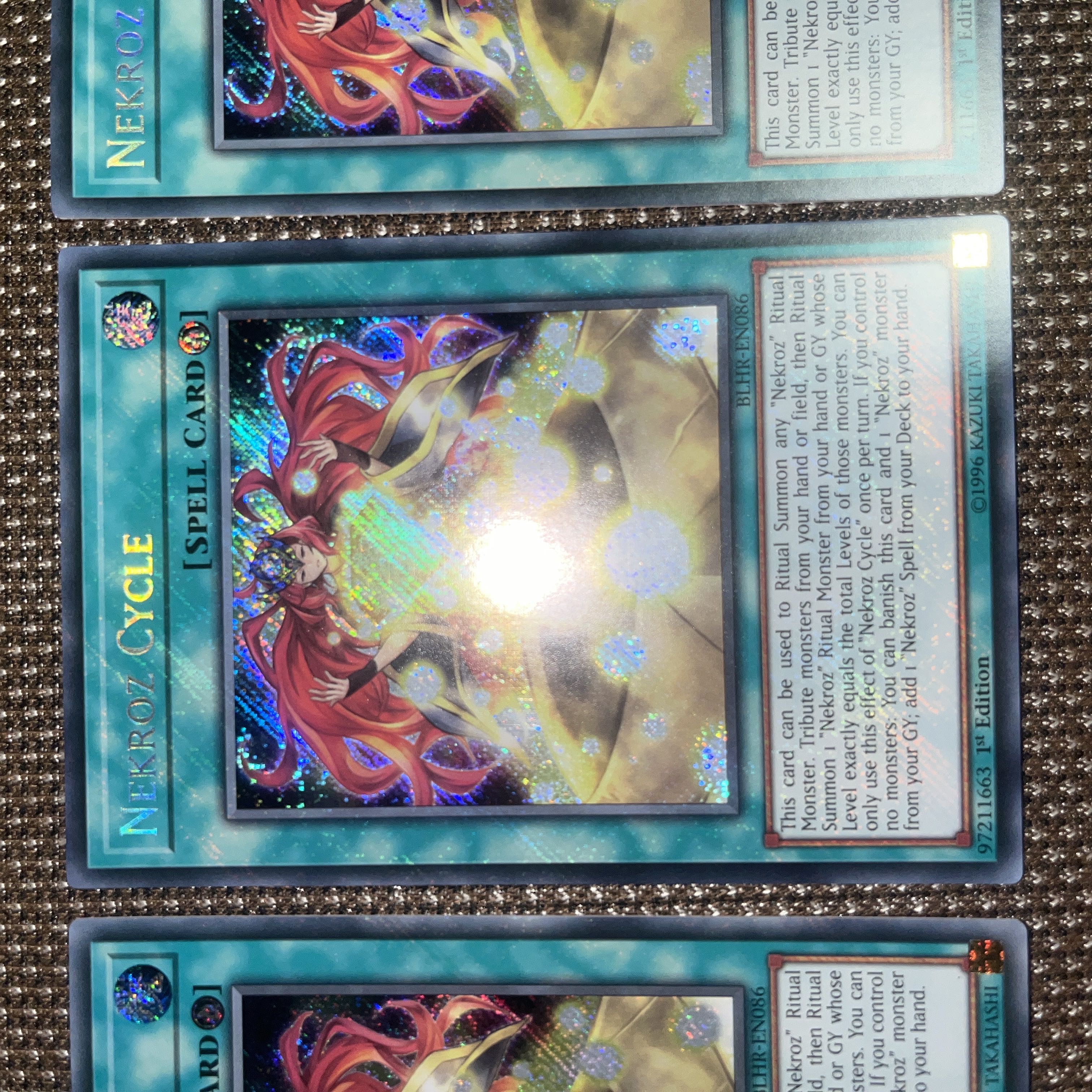 Yu-Gi-Oh Nekroz Cycle EU Version (English) Siku 1st 3 copies