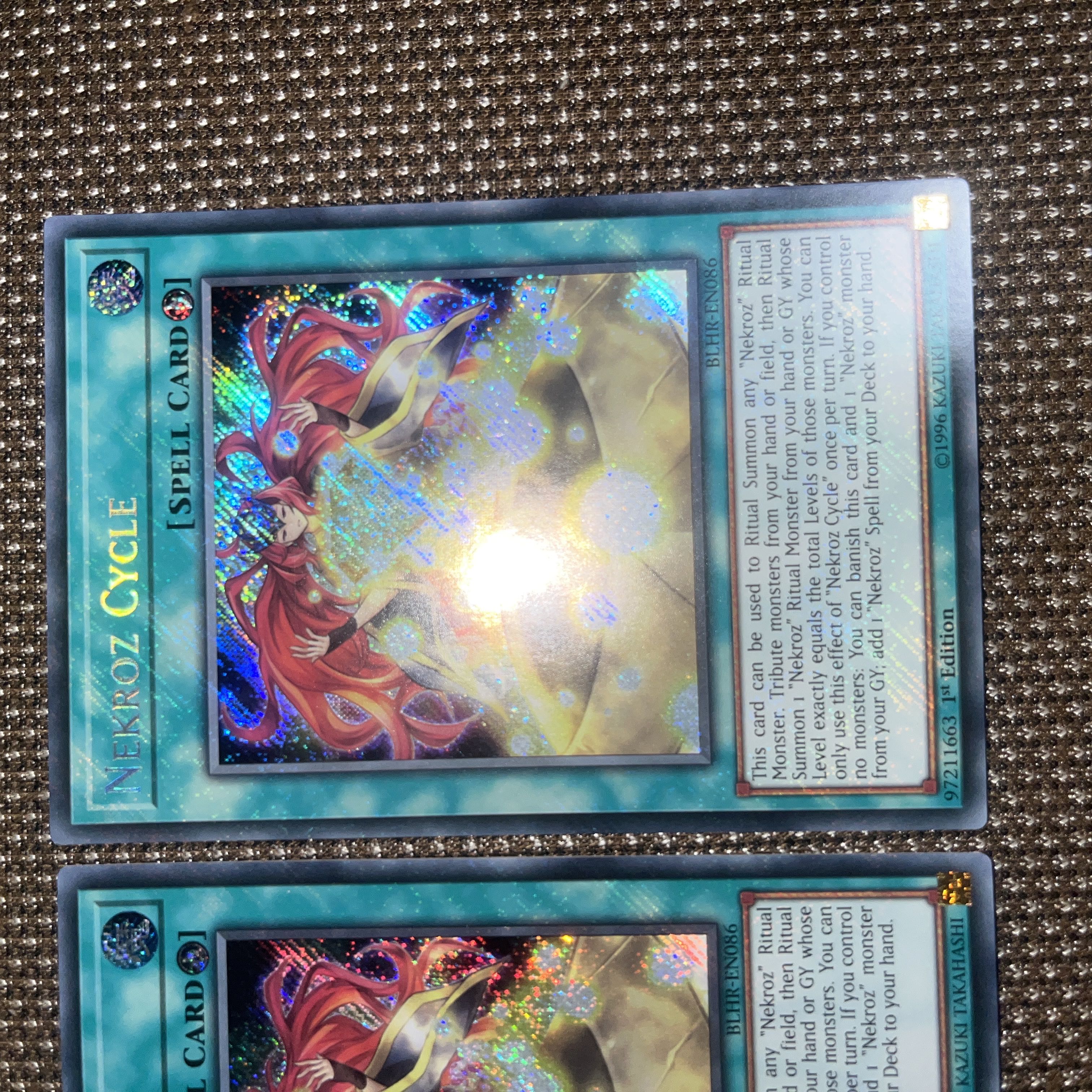 Yu-Gi-Oh Nekroz Cycle EU Version (English) Siku 1st 3 copies