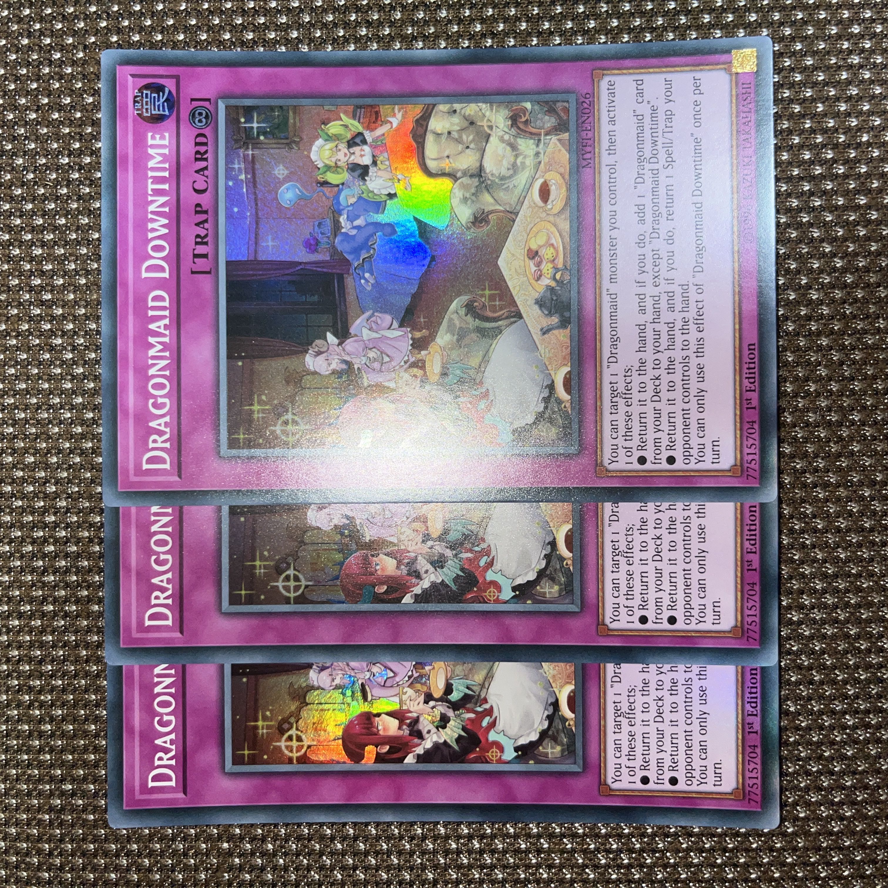 Yu-Gi-Oh! Dragonmaid Tidying EU Version (English) Super 1st 3 copies