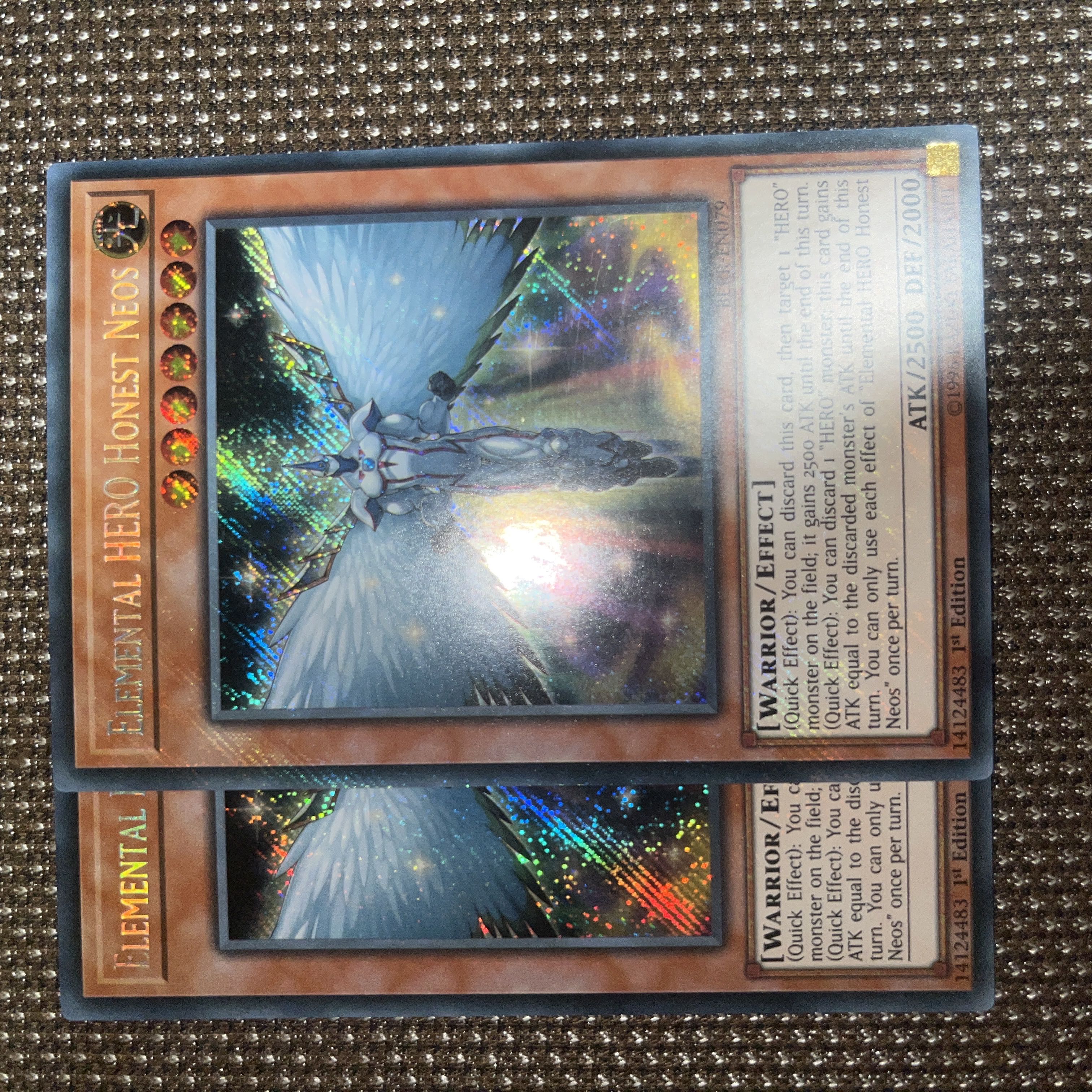 Yu-Gi-Oh Elemental HERO Honest Neos EU Version (English) Siku 1st 2 copies