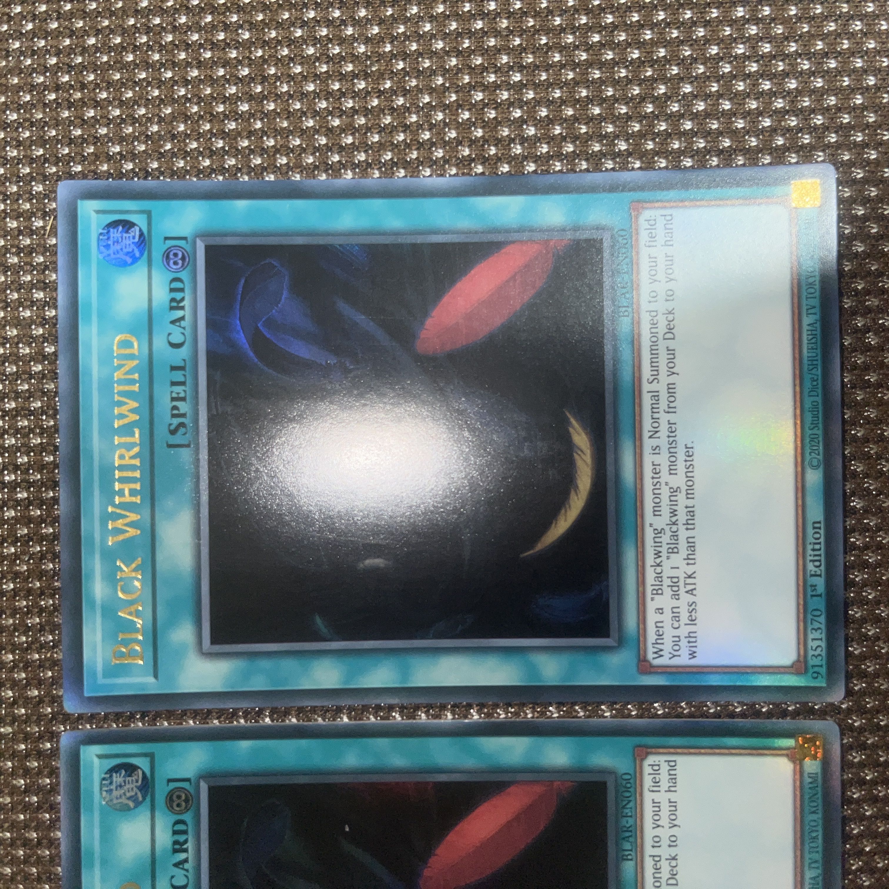 Yu-Gi-Oh! Black Whirlwind EU Version (English) Ultra 1st 3 copies