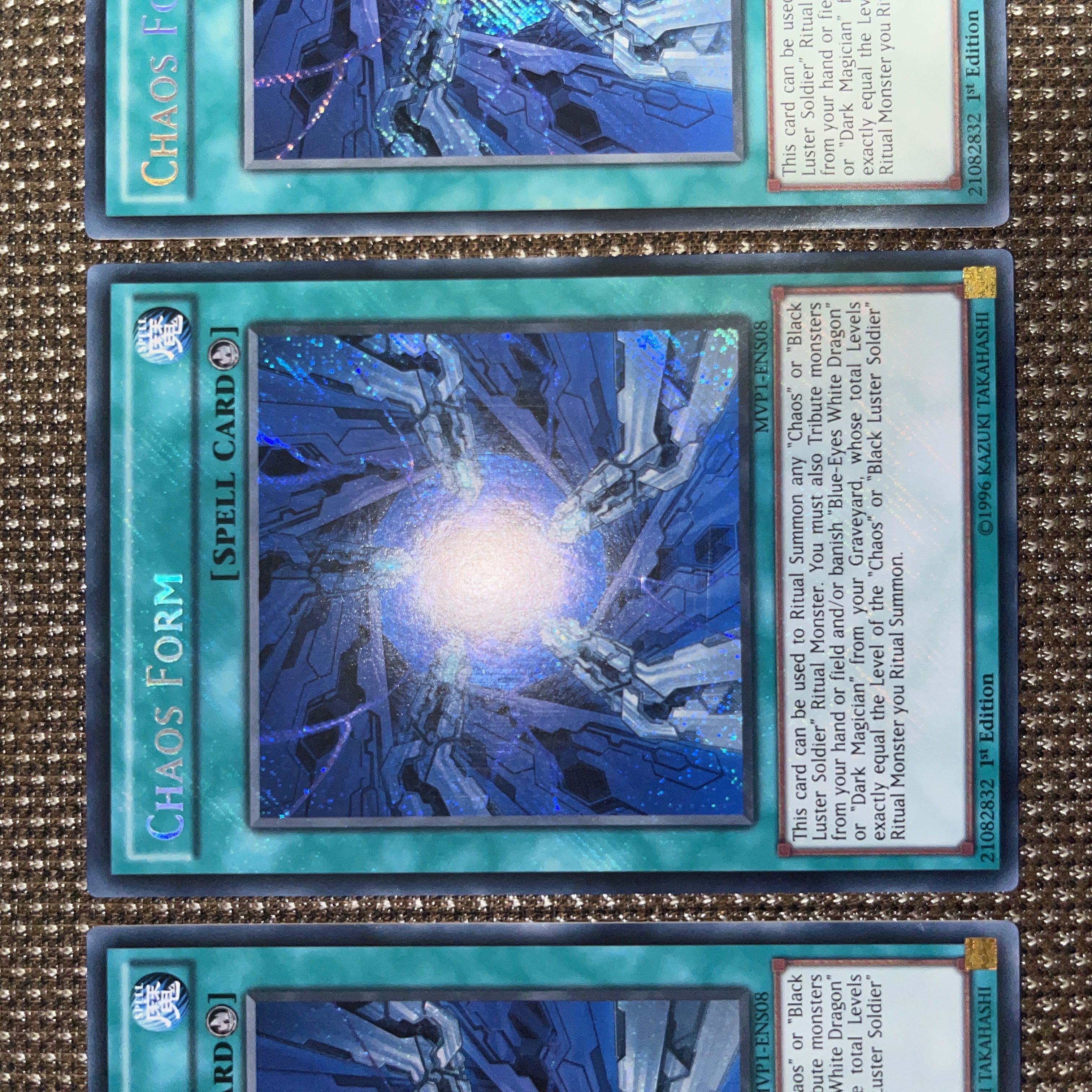 Yu-Gi-Oh! Chaos Form EU version (English) Siku 1st 3 copies