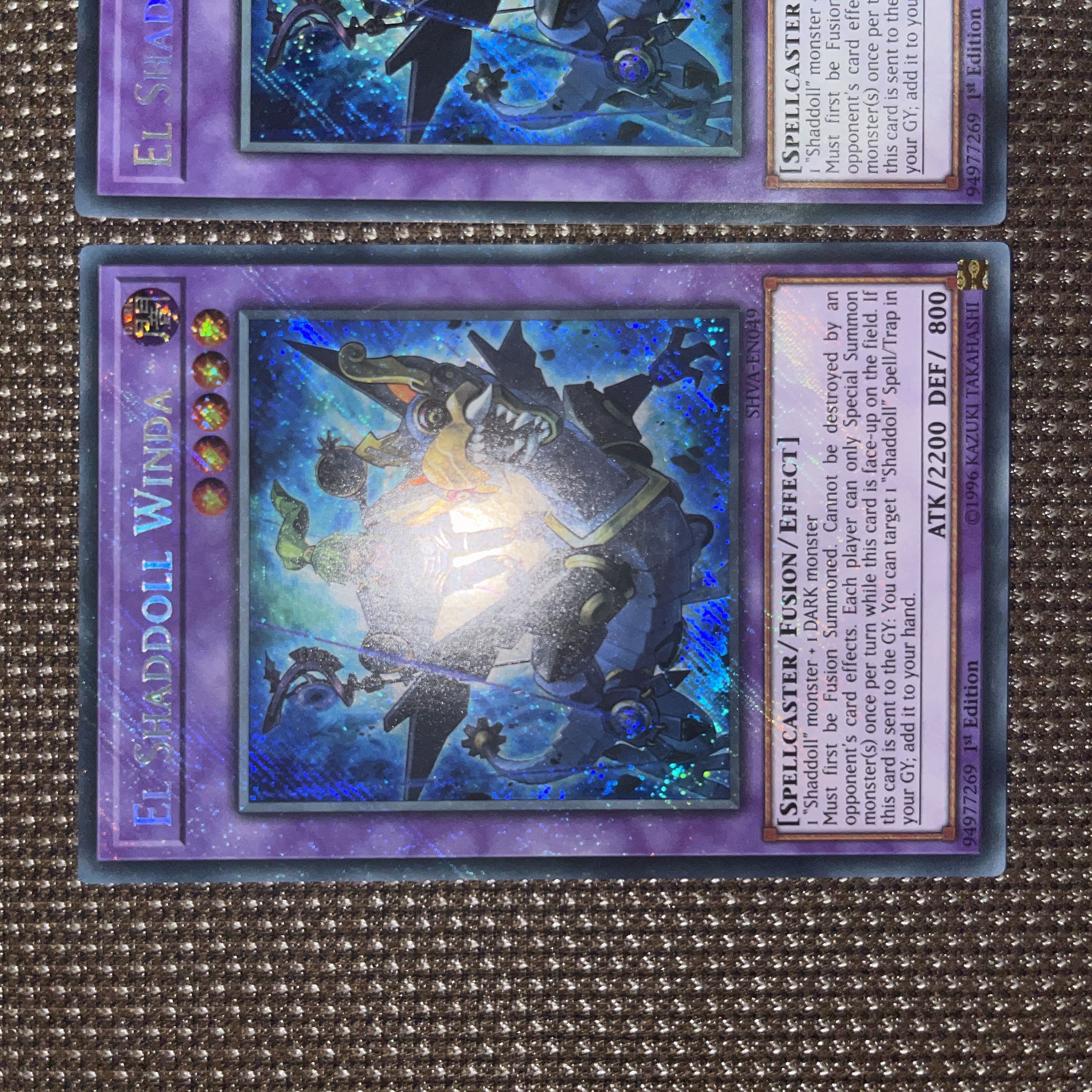 Yu-Gi-Oh! El Shaddoll Winda EU Version (English) Sikh 1st 2 copies