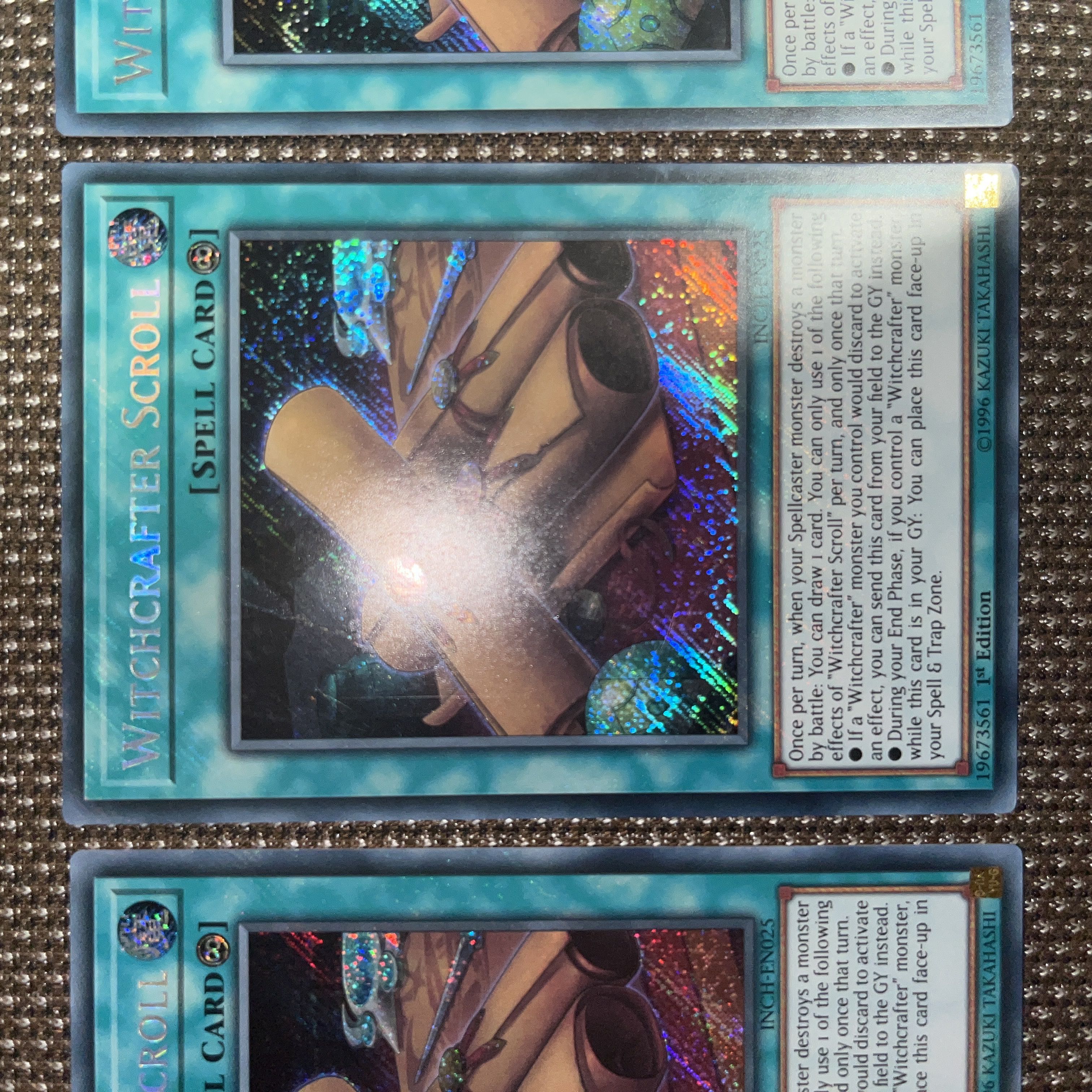 Yu-Gi-Oh! Witchcrafter Scroll EU Version (English) Siku 1st 3 copies