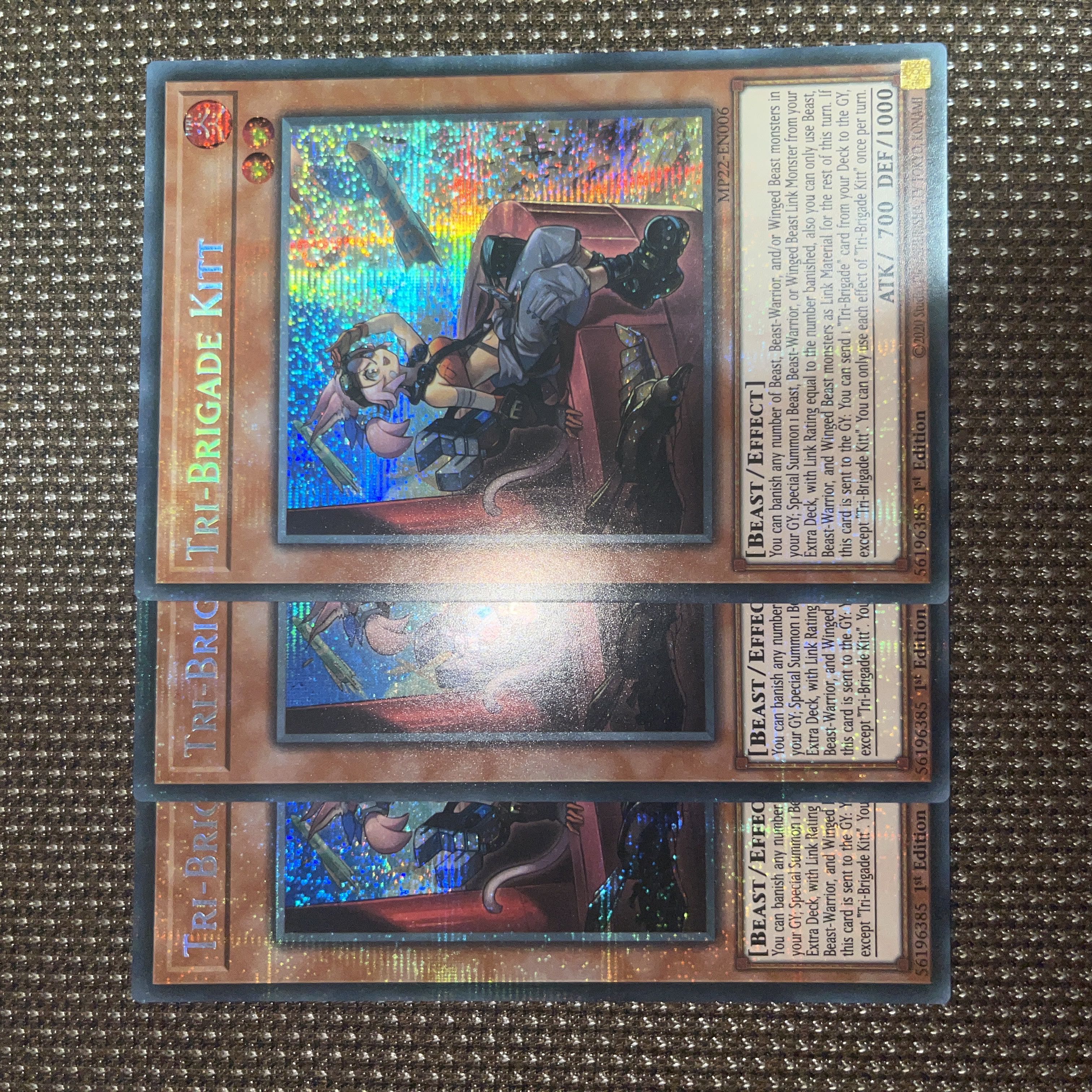 Yu-Gi-Oh Tri-Brigade Kitt EU Version (English) Siku 1st 3 copies