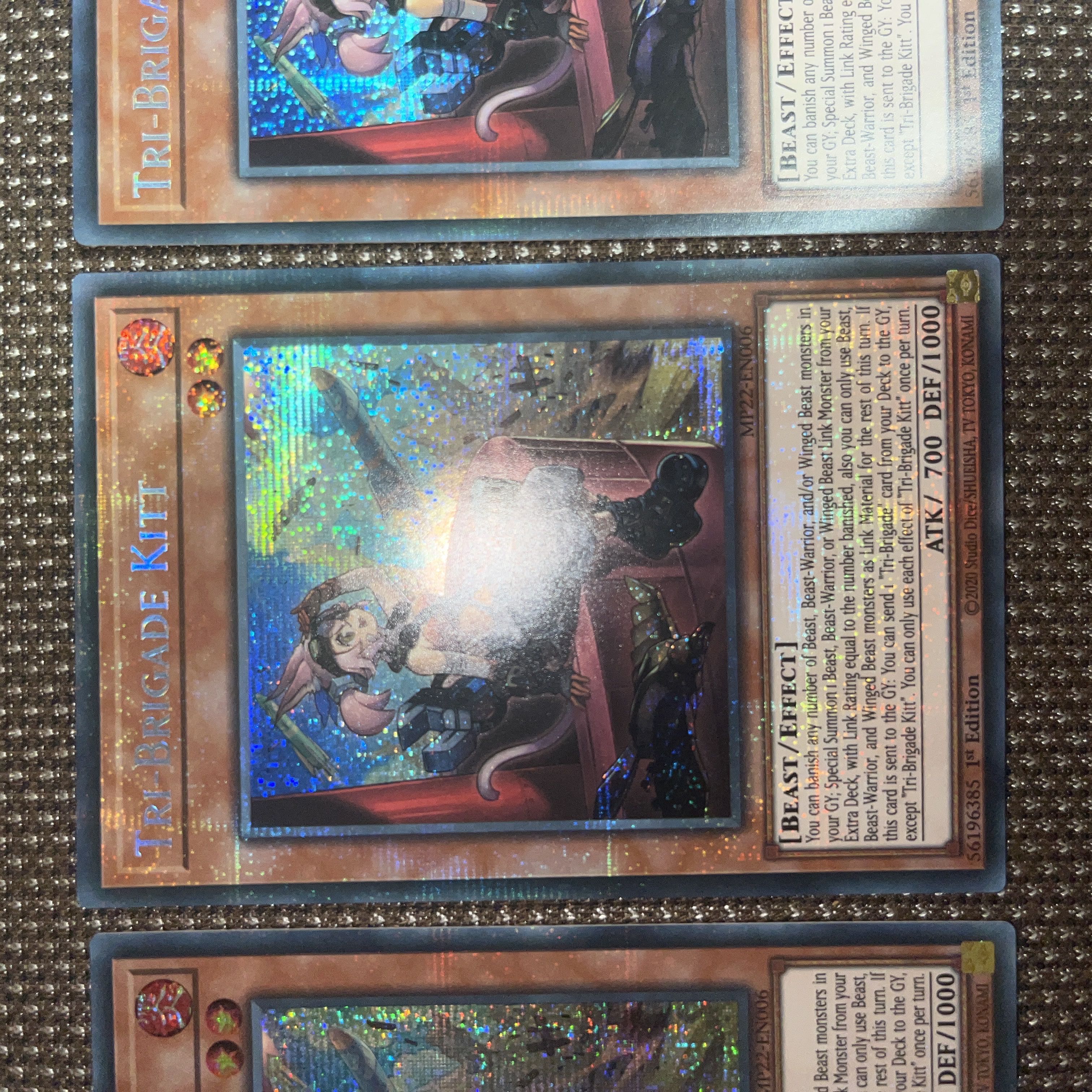 Yu-Gi-Oh Tri-Brigade Kitt EU Version (English) Siku 1st 3 copies